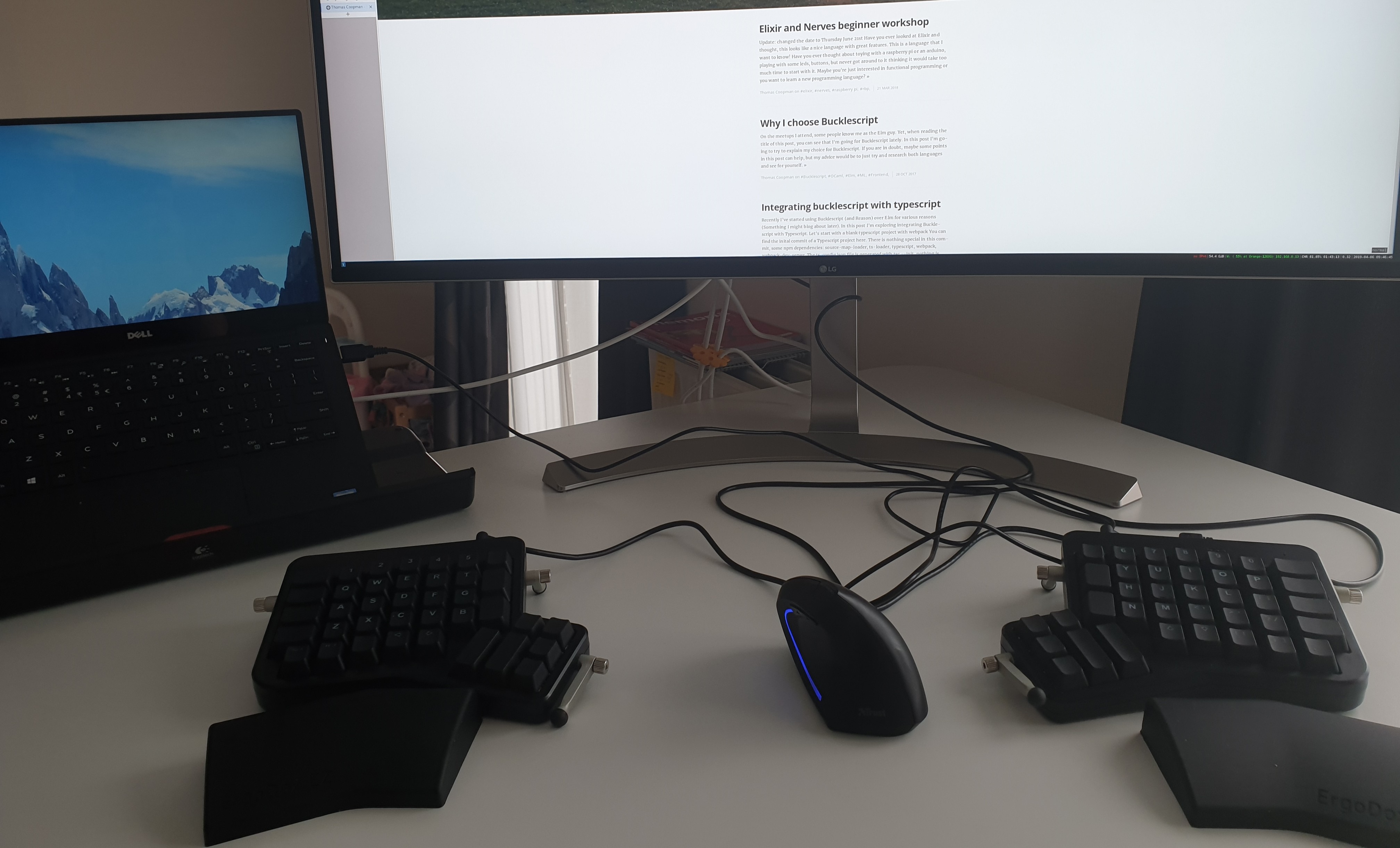 What a weird feeling to type on a disconnected keyboard.